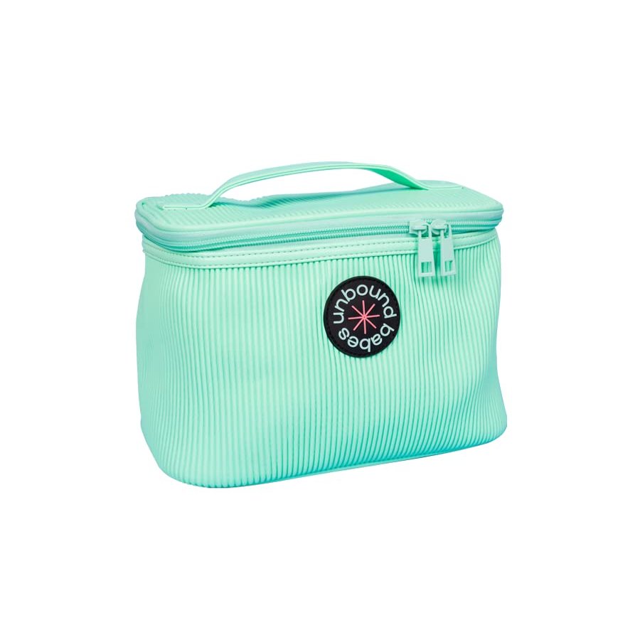 Unbound Storage Bag: Quality Pleated Travel Bag for Makeup and Toiletries (Sea)