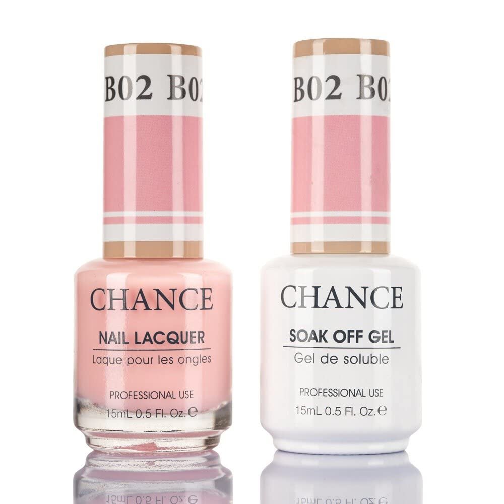Cre8tion CHANCE Colors Bare Collection Soak Off Gel Polish (15 ml/.5oz) (B02)