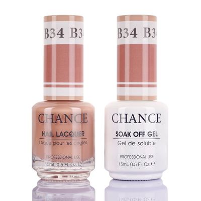 Cre8tion CHANCE Colors Bare Collection Soak Off Gel Polish (15 ml/.5oz) (B34)