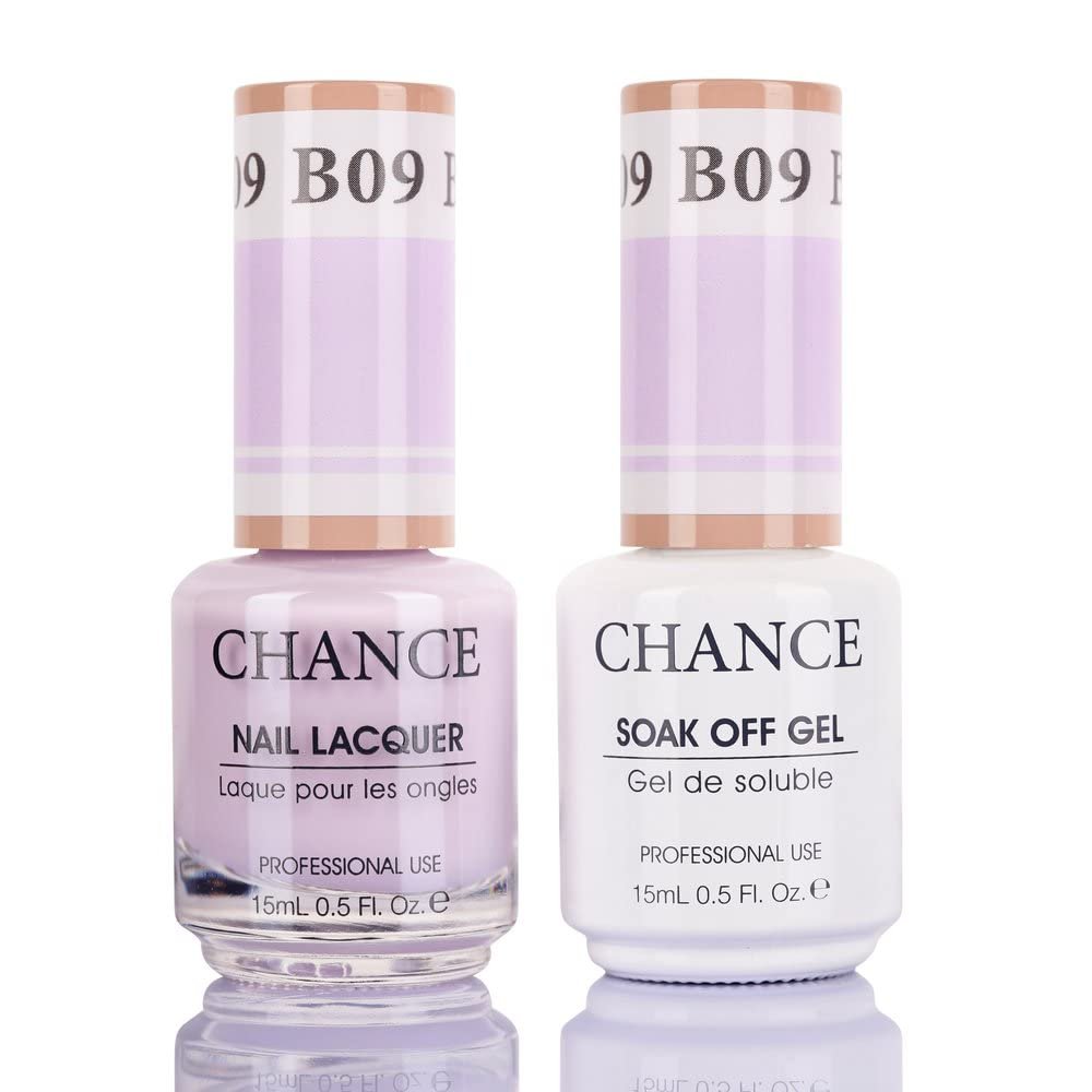 Cre8tion CHANCE Colors Bare Collection Soak Off Gel Polish (15 ml/.5oz) (B09)