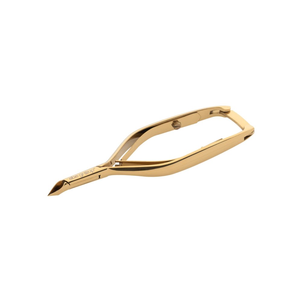 Aba Group Cosmetic Tongs 11 cm, Two Spring Tongs - Gold, 5 mm (1152), Sharp Cuticle Scissors, Manicure Tools, Pedicure Tools