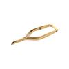Aba Group Cosmetic Tongs 11 cm, Two Spring Tongs - Gold, 5 mm (1152), Sharp Cuticle Scissors, Manicure Tools, Pedicure Tools view 1