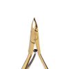 Aba Group Golden Cuticle Nippers with One Spring 3 mm (1150) Cuticle Cutter Cuticle Nipper Stainless Steel with Sharp and Smooth Cut Fine for Removing Excess view 2