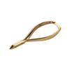 Aba Group Cosmetic Tongs 11 cm, Two Spring Tongs - Gold, 3 mm (1139), Sharp Cuticle Scissors, Manicure Tools, Pedicure Tools view 1