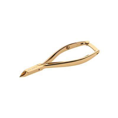 Aba Group Cosmetic Tongs 11.5 cm, Two Spring Tongs - Gold, 5 mm (1136), Sharp Cuticle Scissors, Manicure Tools, Pedicure Tools