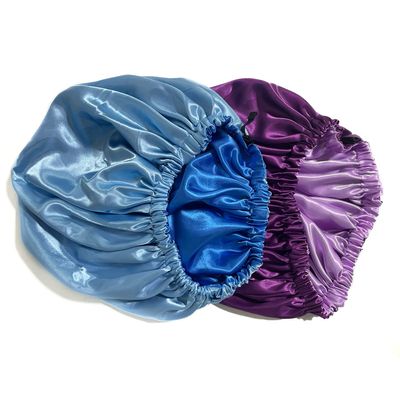 2PCS Satin Bonnet for Sleeping, Adjustable Silk Sleep Bonnets for Curly Hair, Braids, Big Hair