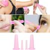 Beetoo Natural Silicone Massage Cup, Anti Cellulite Facial Cupping Therapy for Face Neck Body, Vacuum Suction Massage Cups, Anti-Aging Beauty Tool (Pink) view 4