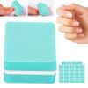 Nail Buffer, 30pcs Portable Nail Buffing Sanding Block Manicure Tool Nail Buffer Block Salon Mini Buffer Block Nail Art Manicure Pedicure Nail File Block for Nails Home Salon Gel Polish(Green) view 3