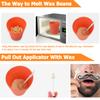 120g Long-Lasting Nose Hair Waxing Kit with 48 Applicators | Painless and Easy Mustache Guard | CoFashion Nose Hair Remover for Men and Women view 3