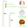 Eyxformula 500 PCS 6 Inch Long Pointed Cotton Swabs for Gun Cleaning, FSC Certified Bamboo Sticks with Precision Tips for Firearms, Electronics, Crafts & Makeup view 3