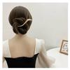 2 Pieces Duckbill Clips for Womens Girls 5.1 Inches S Shape Wavy Anti Slip Barrette Metal Hairpin Ponytail Hair Clip view 2