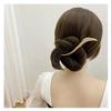 2 Pieces Duckbill Clips for Womens Girls 5.1 Inches S Shape Wavy Anti Slip Barrette Metal Hairpin Ponytail Hair Clip view 3