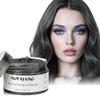 Black Temporary Hair Color Wax - SOVONCARE Washable Gray Hair Dye for Men & Women, All-Day Hold Disposable Hair Styling Clays for Party, Cosplay & Daily 4.23 oz view 1