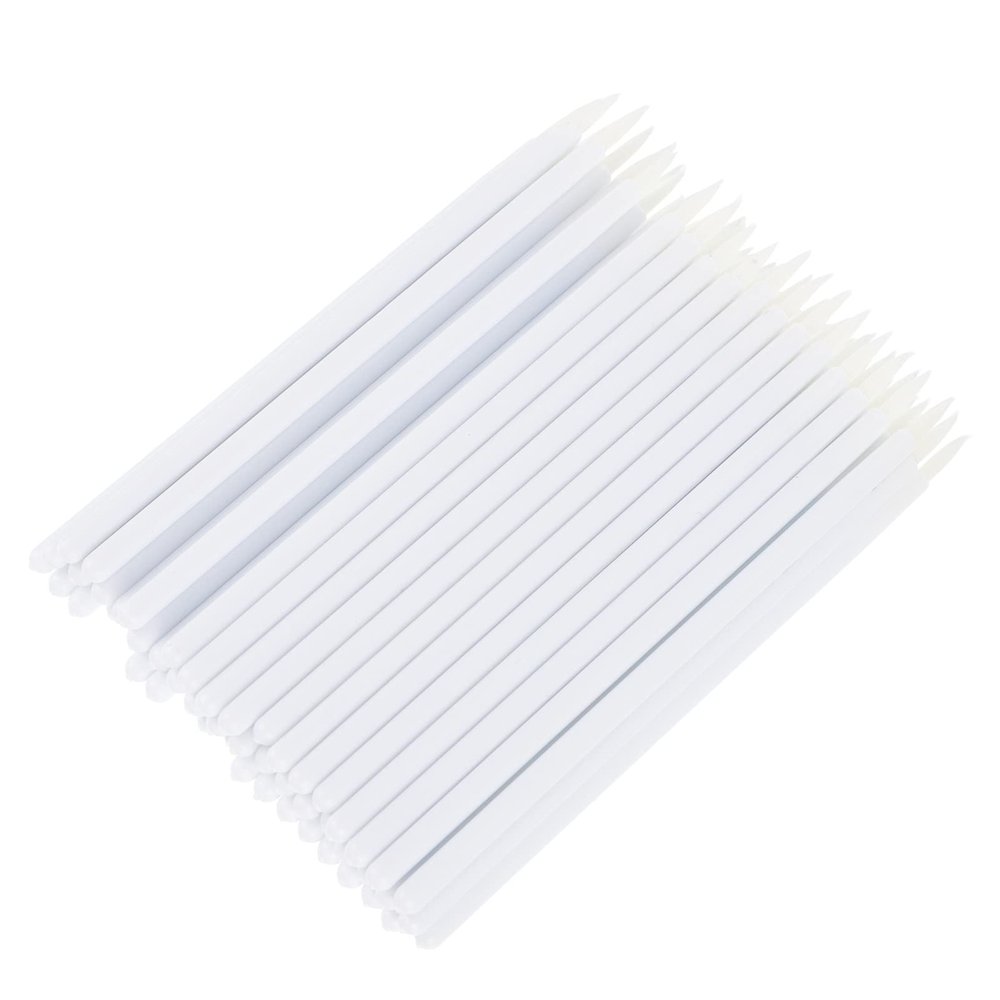 Beaupretty 200pcs Disposable Eyeliner Brush Applicators Tip Eye Makeup Wands for Professional and Home Use for Precise Eye Line Application and Cosmetic Makeup