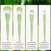 Professional Makeup Brushes Green 8pcs Set Brushes Makeup Soft Skin-friendly Strong Powder Catching Power Beauty Portable Loose Powder Blush Brush Set Eye shadow brush (8 sets of brushes + brush pack) view 4