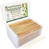 Eyxformula 500 PCS 6 Inch Long Cotton Swabs with Upgraded Sturdy Bamboo Sticks  Lint-Free & Sufficient Cotton Tipped Applicators for Dog Ear Cleaning, Gun Maintenance, Makeup, Pet Care, Art & Crafts view 1