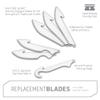 OUTDOOR EDGE 3.0" RazorSafe Replacement Combo Blade Pack, 6-Pieces view 3