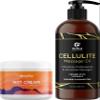 Anti Cellulite Massage Oil - Skin Firming Hot Cream and Cellulite Oil for Men and Women with Essential Oils - Advanced Formula for Thighs and Butt view 1