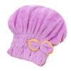 1PC Microfiber Hair Drying Caps Hair Towel Wrap, Microfiber Hair Towel Super Absorbent Quick Dry Hair Turban for Drying Curly, Fast Drying Hair Turban Wrap Towels Shower Cap,Purple view 1