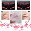 2 Pks ROSE INFUSED Natural Abaca Blotting Paper - 100 Oil Blotting Sheets - Makeup Friendly UNISEX All Skin Types Oily Skin Shine Blotter Photography Zoom Meetings Travel Gym School - MADE IN TAIWAN view 2