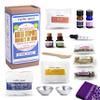 Earthy Good DIY Bath Bomb Kit With Organic Ingredients 100% Natural Includes: Essential Oils, Dried Rose, Chamomile & Lavender, Molds, Guide & More- Includes Furoshiki Cloth- Makes 10 Mini Bath Bombs view 1