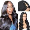 180% Density Body Wavy V Part Wig Human Hair No Leave Out Side Part Glueless Wig Human Hair Wigs for Women view 1