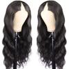 180% Density Body Wavy V Part Wig Human Hair No Leave Out Side Part Glueless Wig Human Hair Wigs for Women view 2