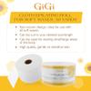 GiGi Cloth Epilating Roll for Hair Waxing/Hair Removal, 50 yds AND Satin Smooth Zinc Oxide Hair Removal Wax 14oz. view 4
