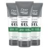 DOVE MEN + CARE Styling Gel 3 count Hair Taming Gel for a Strong Hold Hair Styling Product for Thicker and Healthier Looking Hair 7 oz view 1