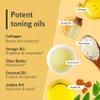 Exfoliating Turmeric Scrub and Skin Exfoliator with Collagen and Coconut Oil, Gently Exfoliates Face, Body, Hands, and Feet, Moisturizing Skincare, 16 oz by M3 Naturals view 3