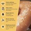 Exfoliating Turmeric Scrub and Skin Exfoliator with Collagen and Coconut Oil, Gently Exfoliates Face, Body, Hands, and Feet, Moisturizing Skincare, 16 oz by M3 Naturals view 4