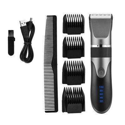 Professional Hair Clippers for Men, Professional Hair Clipper Ceramic Blade Rechargeable Beard Trimmer Men's Barber Electric Hair Cutting Machine Low Noise (Color : RC459G)