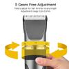 Professional Hair Clippers for Men, Professional Hair Clipper Ceramic Blade Rechargeable Beard Trimmer Men's Barber Electric Hair Cutting Machine Low Noise (Color : RC459G) view 4