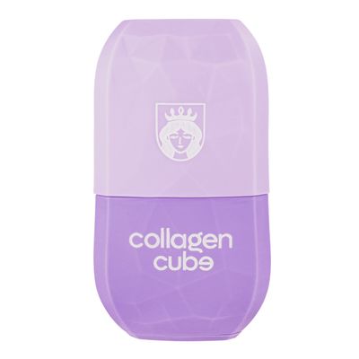 Collagen Cube Violet | Ice Roller For Face Eyes and Neck To Brighten Skin & Enhance Your Natural Glow/Reusable Facial Treatment to Tighten & Tone Skin & De-Puff The Eye Area (Violet)