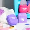 Collagen Cube Violet | Ice Roller For Face Eyes and Neck To Brighten Skin & Enhance Your Natural Glow/Reusable Facial Treatment to Tighten & Tone Skin & De-Puff The Eye Area (Violet) view 2