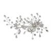 Rhinestone Wedding Hair Clips, Sinide Handmade Flower Crystal Wedding Hair Barrette Bridal Hair Accessories Headpiece Comb Barrette for Women Ladies Vintage Hair Barrette Bridesmaids Headpiece view 1