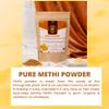 Ayurveda Amrita Pure, Natural & Organic Fenugreek Methi Powder for Skin & Hair 100 Gram view 2