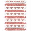 Nail File Party Favors - Set of 10 Rose Gold Sparkle Diamond Icon Nail Files - Bulk Items for Gift Bag Fillers for Women - Emery Board(10 Dia) RG view 1