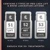 10 Sets Of Lash Lift & Brow Lamination Lotions For Professionals | Instant Perming, Lifting & Curling for Eyelashes & Eyebrows | Salon Results Lasting 6-8 Weeks | 10 Semi Permanent Treatments Supplies view 2