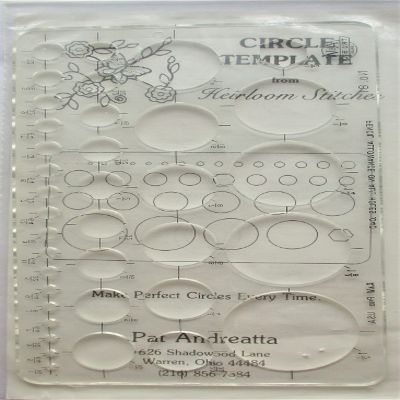 Circle Template Make Perfect Circles Every time Must Have for Seamstress/Tailor