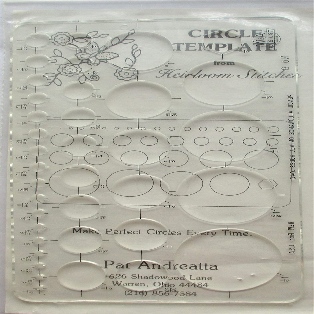 Circle Template Make Perfect Circles Every time Must Have for Seamstress/Tailor