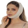 Facial Double Chin Reducing Belt Face Lipo Compression Facial Wrap After Surgery Slimming & Toning Strap Mask During Night (NUDE) view 2