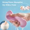 RTcald Ultra Soft Bath Body Shower Sponge,3D Bath Sponge Shower Brush,Spa Scrub Exfoliator Dead Skin Remove,Sponge Bath Sponge for Adults Children and Pregnant Women (Pink) view 3