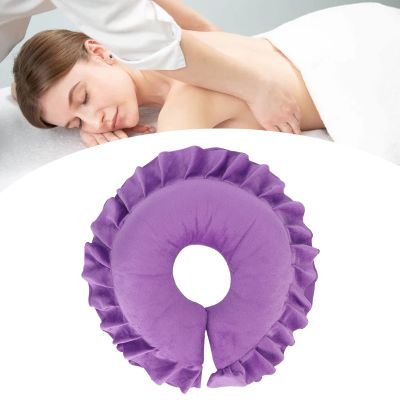Dioche Face Down Pillow, Soft Spa Salon Massage Face, Table Bed Face Pillow Neck Head Cushion Travel Flight Neck Pad for Beauty Salon Spa Massage()