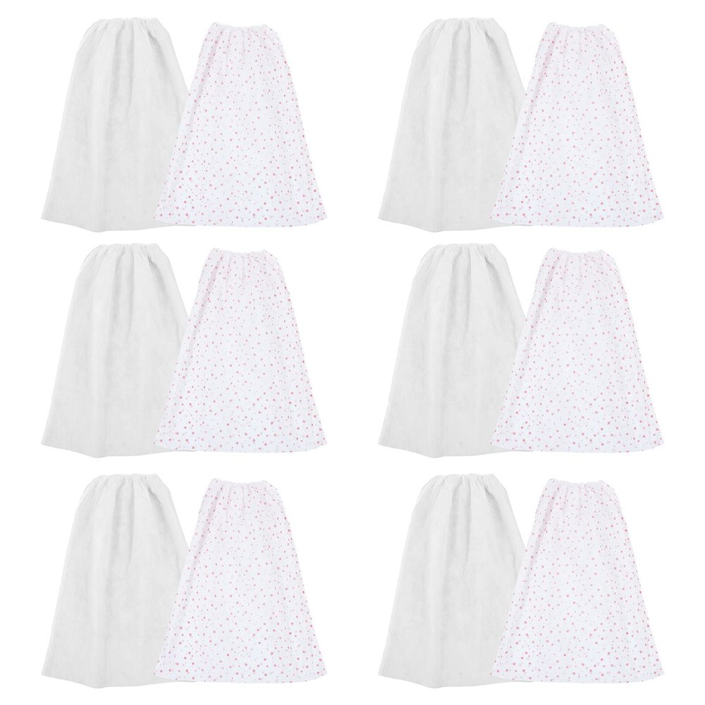 Beaupretty Non-Woven Fabric Bath Towel 20pcs Women Bath Skirt Spa Gown for Facials