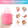 BFASU 2 Packs Face and Body Ice Roller, Silicone Ice Cube for Puffiness, Pain Relief, Cold Therapy Ice Cup Molds Massage Tool view 3