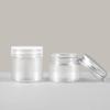 1oz Plastic Jars Containers with Lids Empty Refillable 30ml Round Tins Travel Bottles for Cosmetic, Lip Balms, Creams, Lotions, Salves, Ointment (20pcs,Plastic Lid) view 2