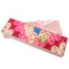 33 PCS Floral Scented Bath Soap Rose Flower Petals, JIALEEY Plant Essential Oil Rose Soap Set Gifts Ideas for Her Women Girls Mom Valentine's Day, Pink Gift Box view 1