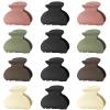 12 Pack Small Hair Claw Clips for Women Thin Fine Short Hair, 1.5 Inch Lolalet Cute Medium Size Jaw Clips Acrylic No Slip Hair Clamps Mini for Girls Kids -Style B view 1