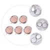 Beaupretty 5pcs Double-Sided Travel Makeup Mirrors Compact Antique Style Folding Mirrors for Purse Small Handheld Cosmetic for Home and Go Use view 3